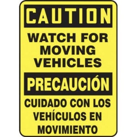 Accuform BILINGUAL SAFETY SIGN  SPANISH SBMVHR663VA SBMVHR663VA